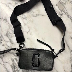 Marc Jacobs Snapshot Black Crossbody Bag